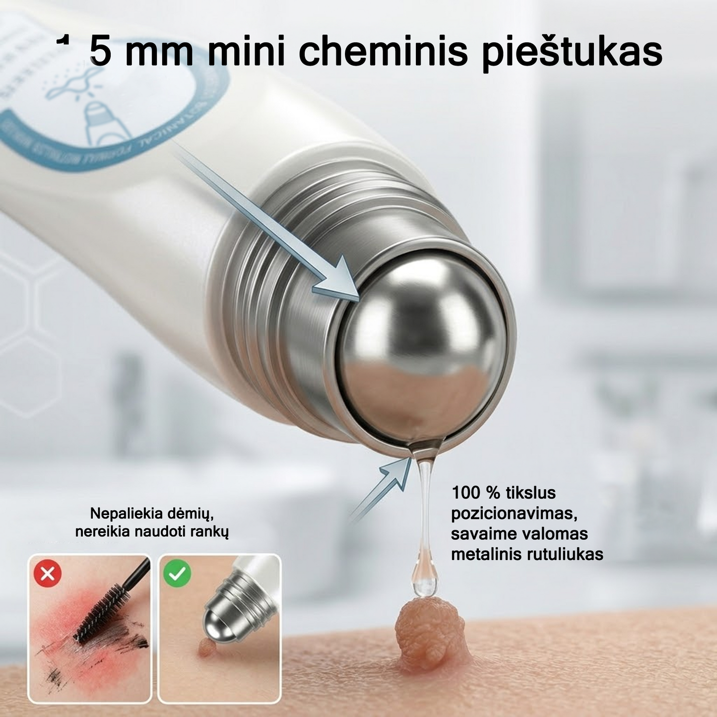 👨‍🔬🧊 Oficiali parduotuvė | ✅ Rolimey® 7 dienų roll-on priemonė odos ataugėlėms, karpoms ir pigmentinėms dėmėms-7141