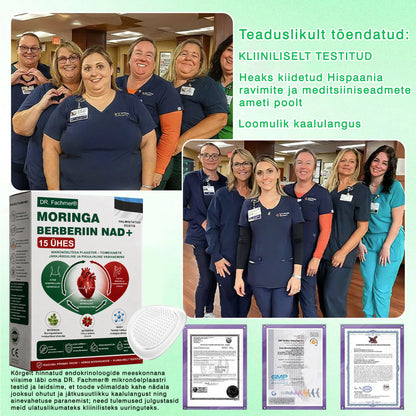 ⏰ DR.Fachmer® 15-ühes nano-mikronõelplaaster moringa, berberiini ja NAD+-iga | Uue põlvkonna kehahooldus täiustatud nanovalemiga ⏰