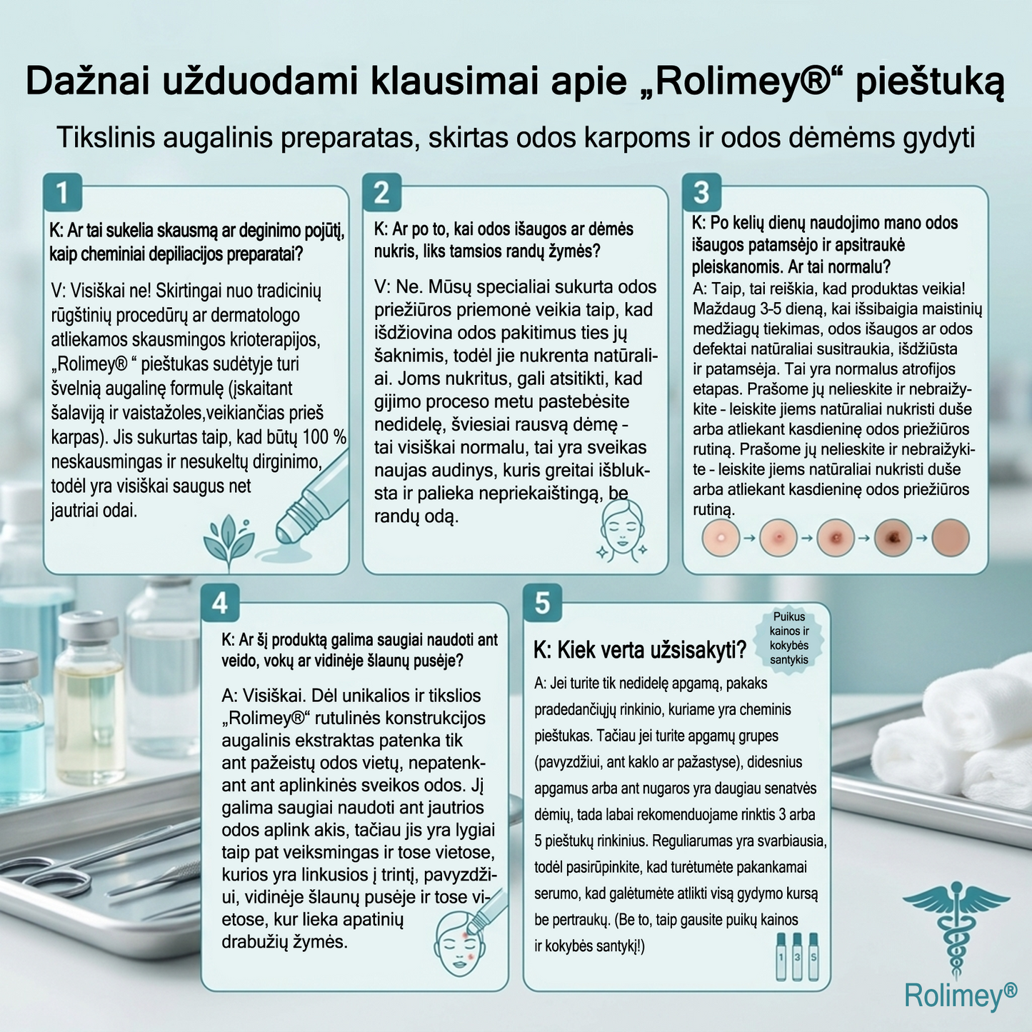 👨‍🔬🧊 Oficiali parduotuvė | ✅ Rolimey® 7 dienų roll-on priemonė odos ataugėlėms, karpoms ir pigmentinėms dėmėms-7141